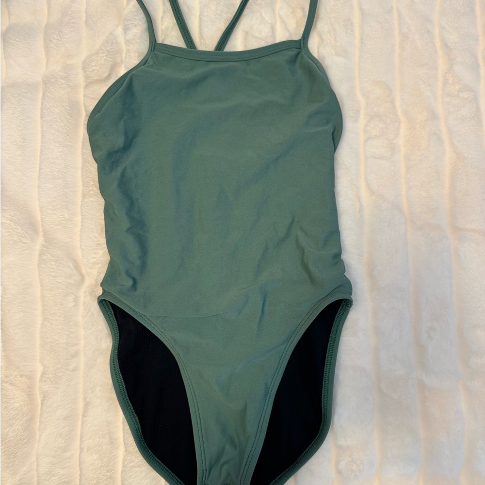 Jolyn Clothing Sage Green One-Piece Swimsuit